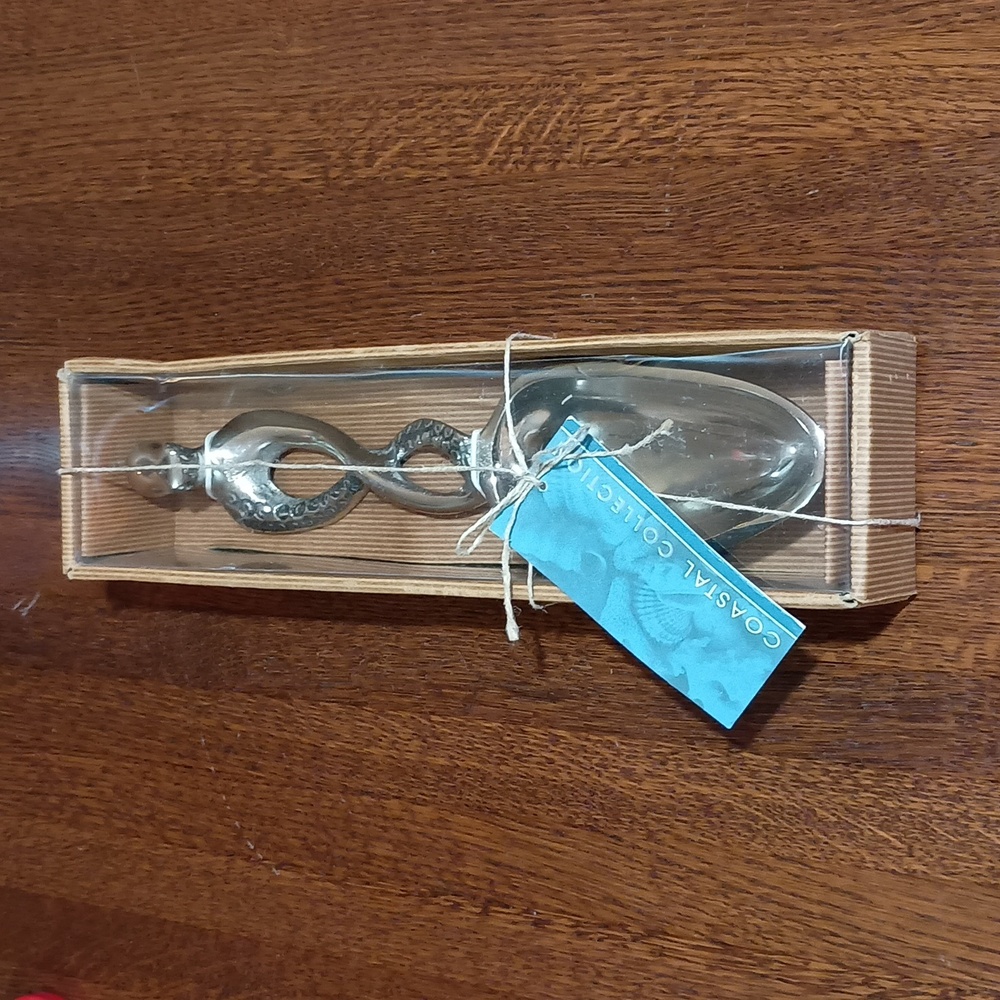 New Octopus Barware Polished Aluminum Ice Scoop b520